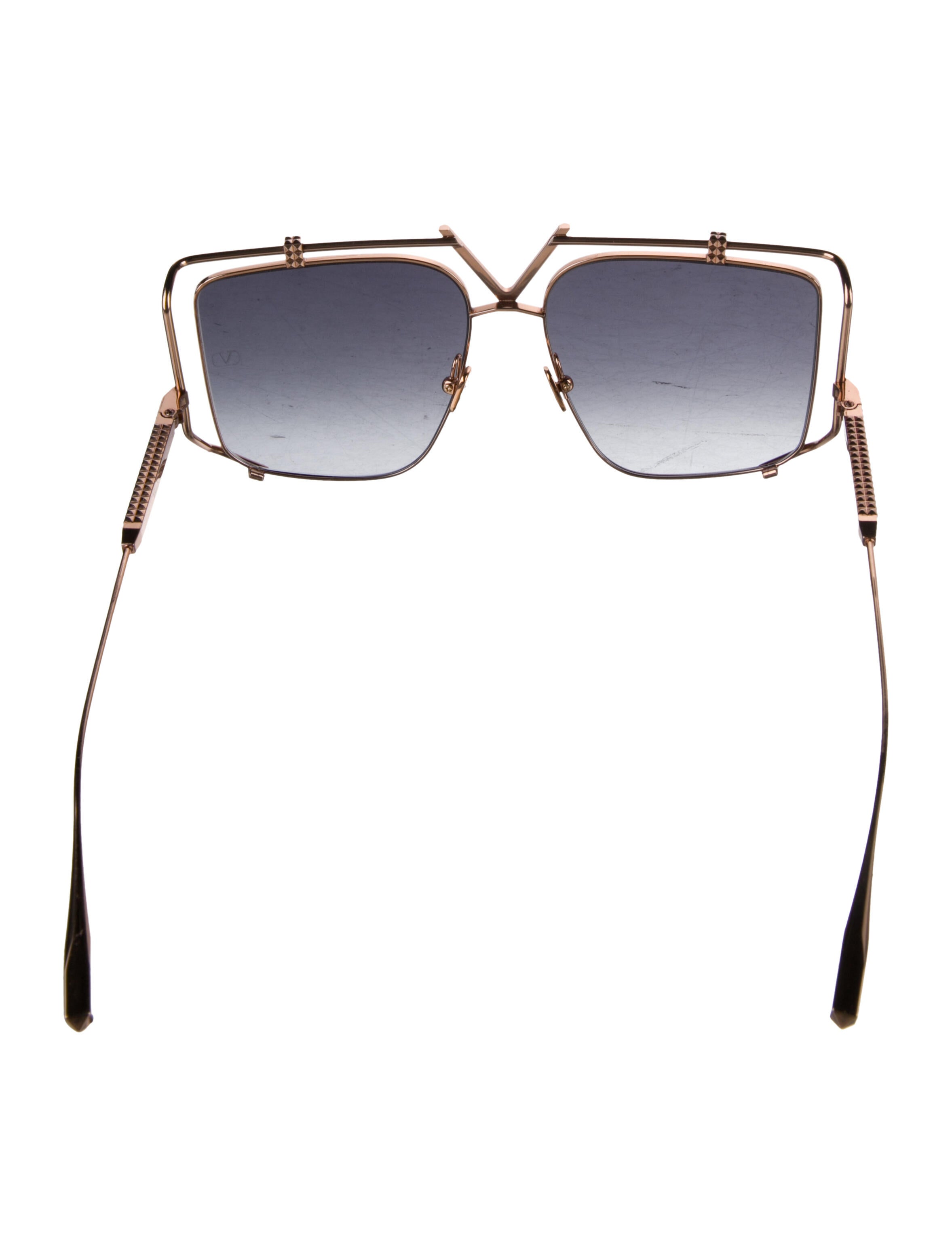Valentino Oversize Gradient Sunglasses
