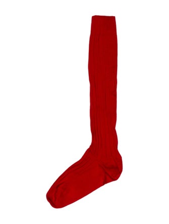 Valentino Solid Wool Socks