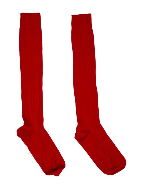 Valentino Solid Wool Socks