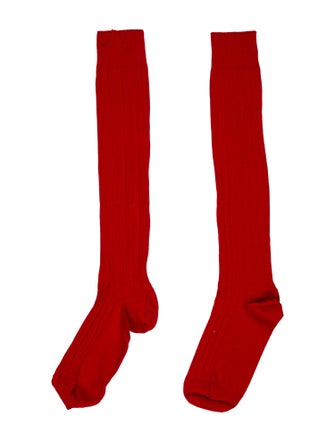 Valentino Solid Wool Socks