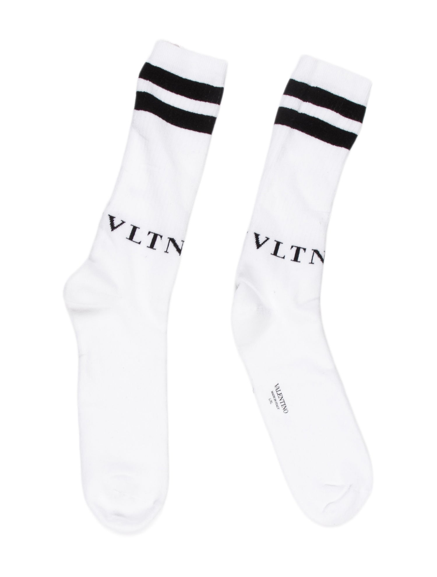 Valentino Logo Long Socks