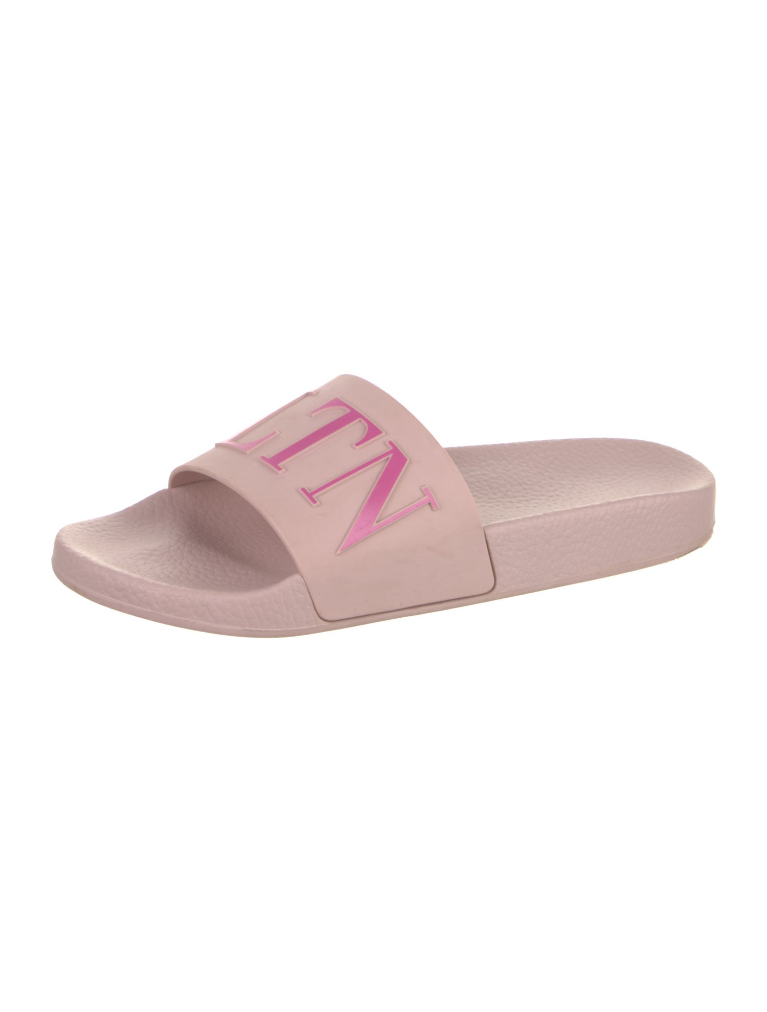 Valentino Rubber Graphic Print Slides