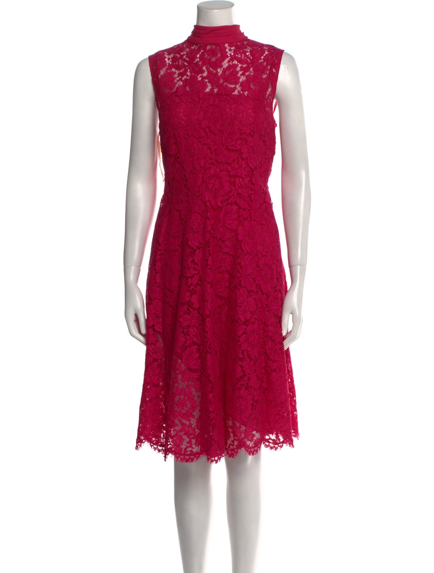 Valentino Silk Knee-Length Dress