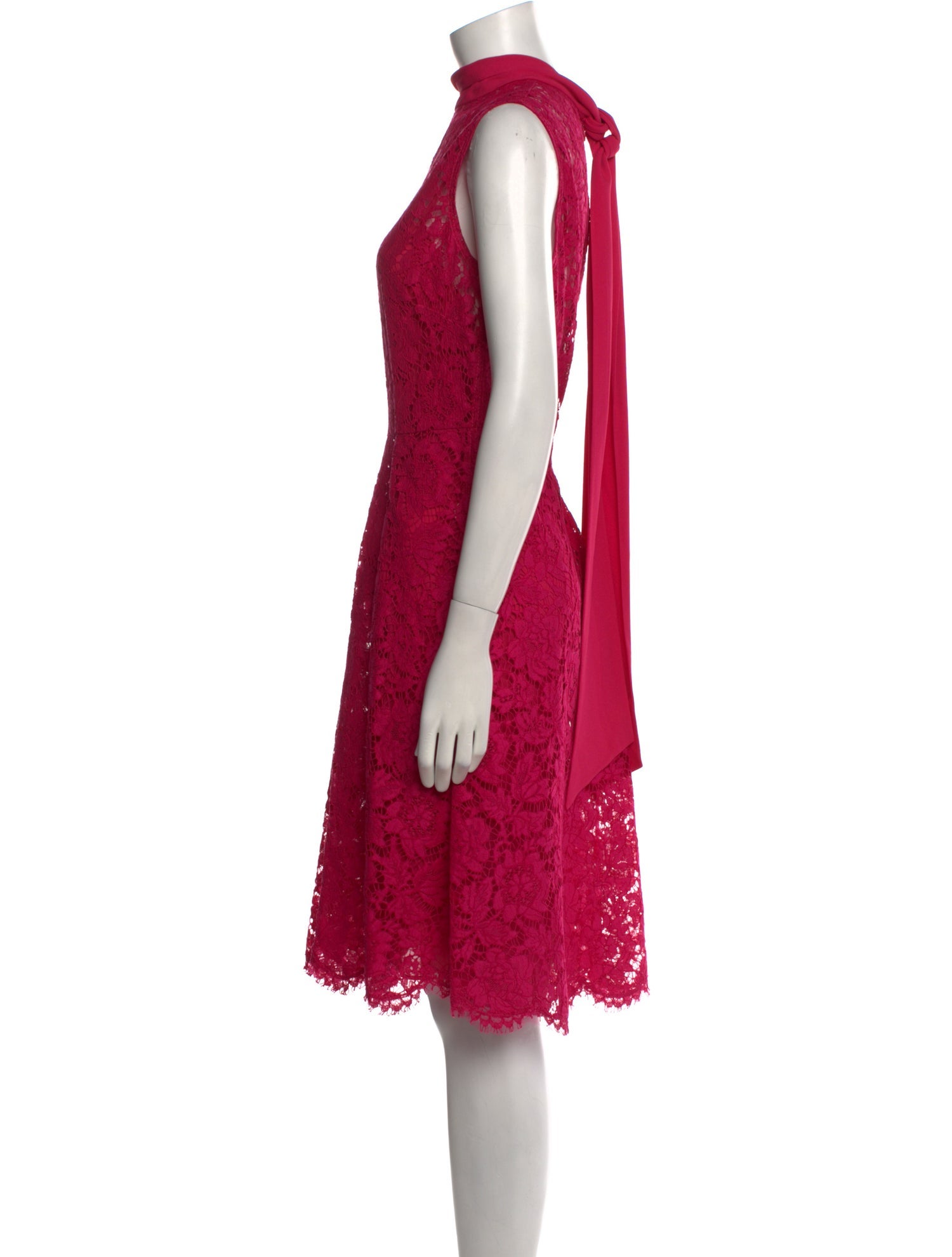 Valentino Silk Knee-Length Dress