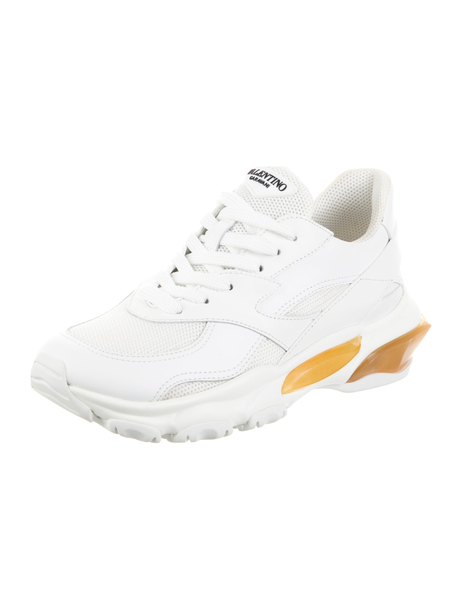 Valentino Leather Chunky Sneakers