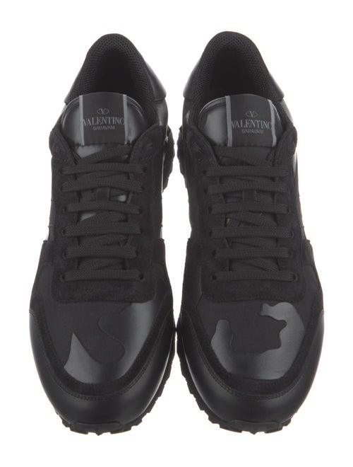 Valentino Suede Studded Accents Sneakers