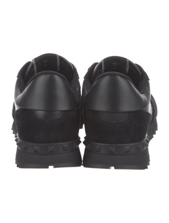 Valentino Suede Studded Accents Sneakers