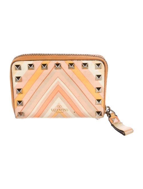 Valentino Leather Printed Continental Wallet