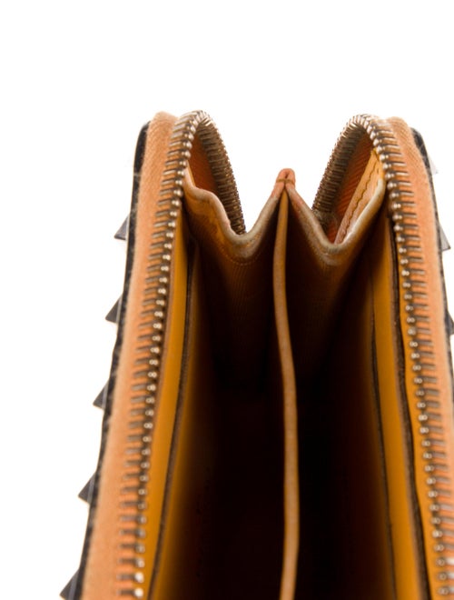 Valentino Leather Printed Continental Wallet