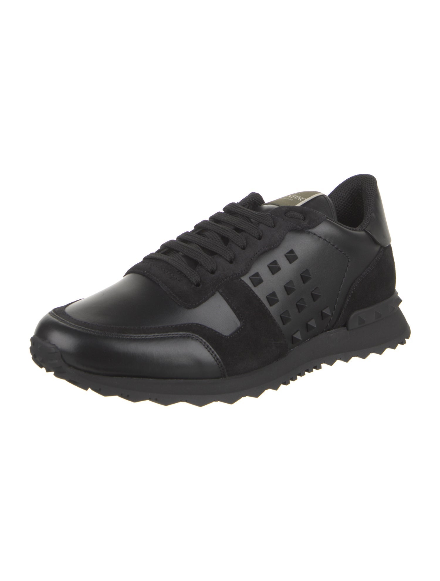 Valentino Leather Studded Accents Sneakers w/ Tags