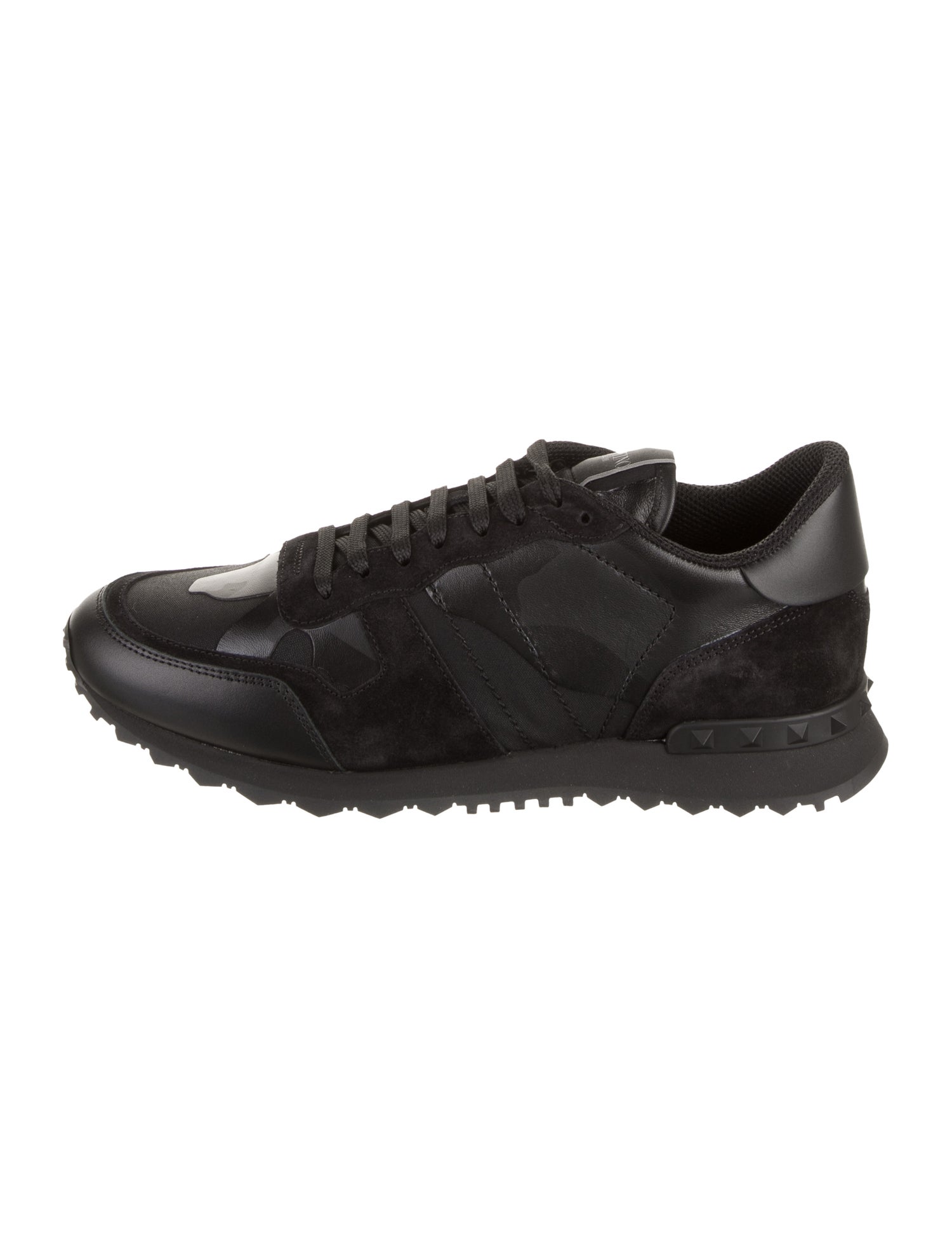 Valentino Leather Athletic Sneakers
