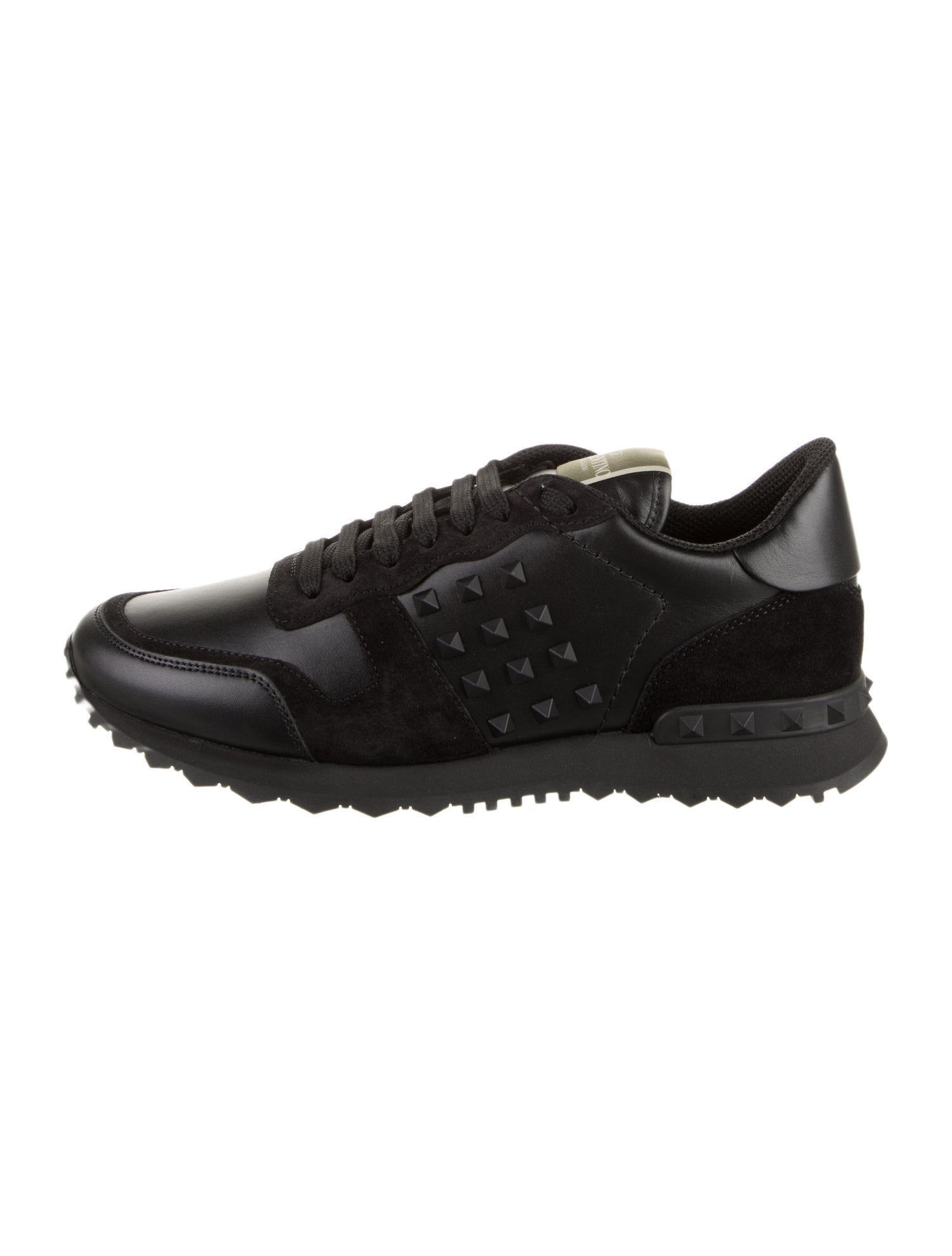 Valentino Leather Studded Accents Sneakers w/ Tags