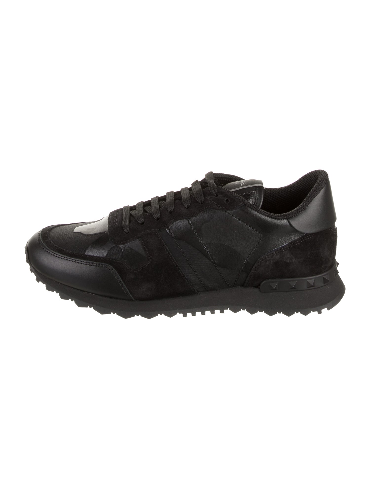 Valentino Leather Athletic Sneakers
