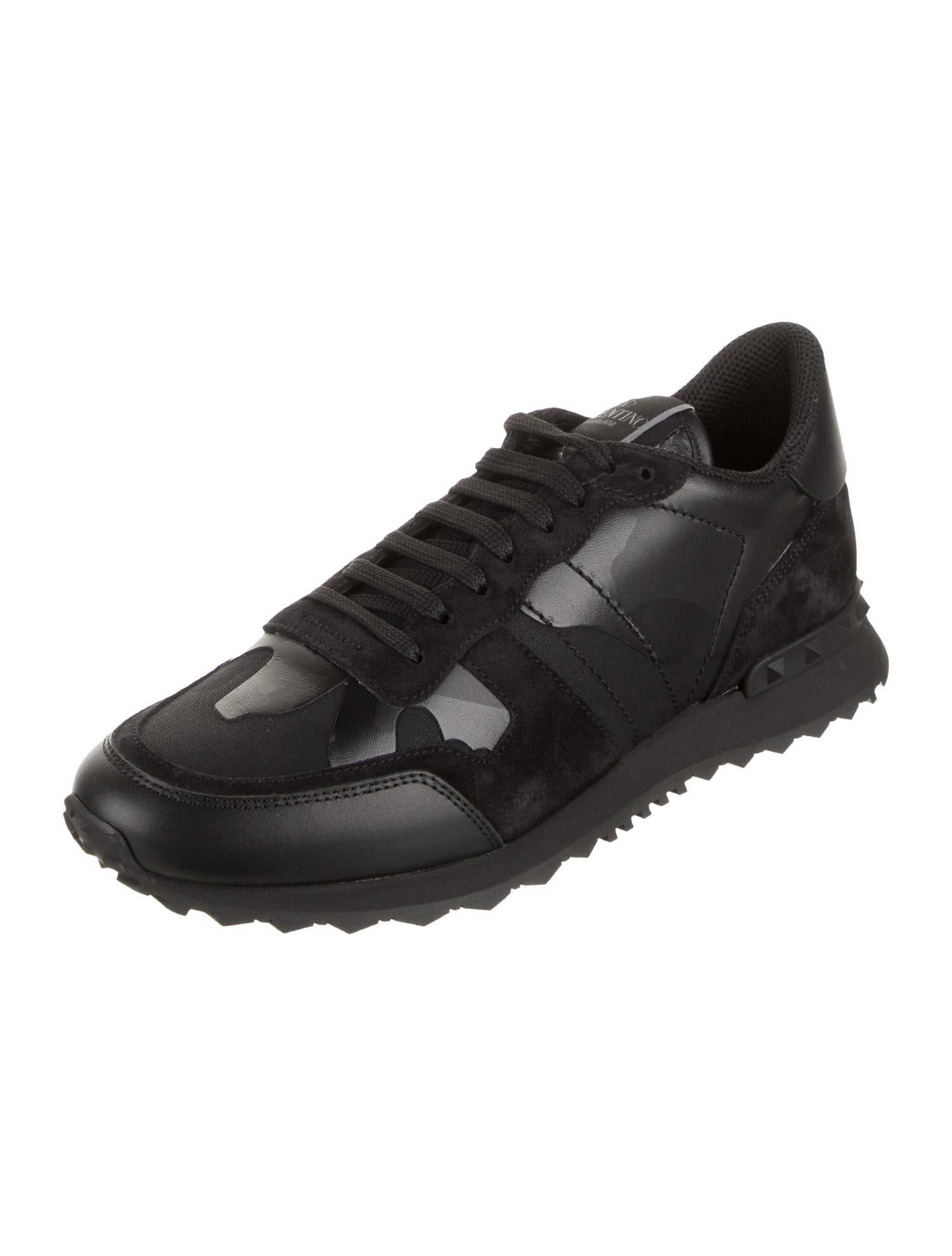 Valentino Leather Athletic Sneakers