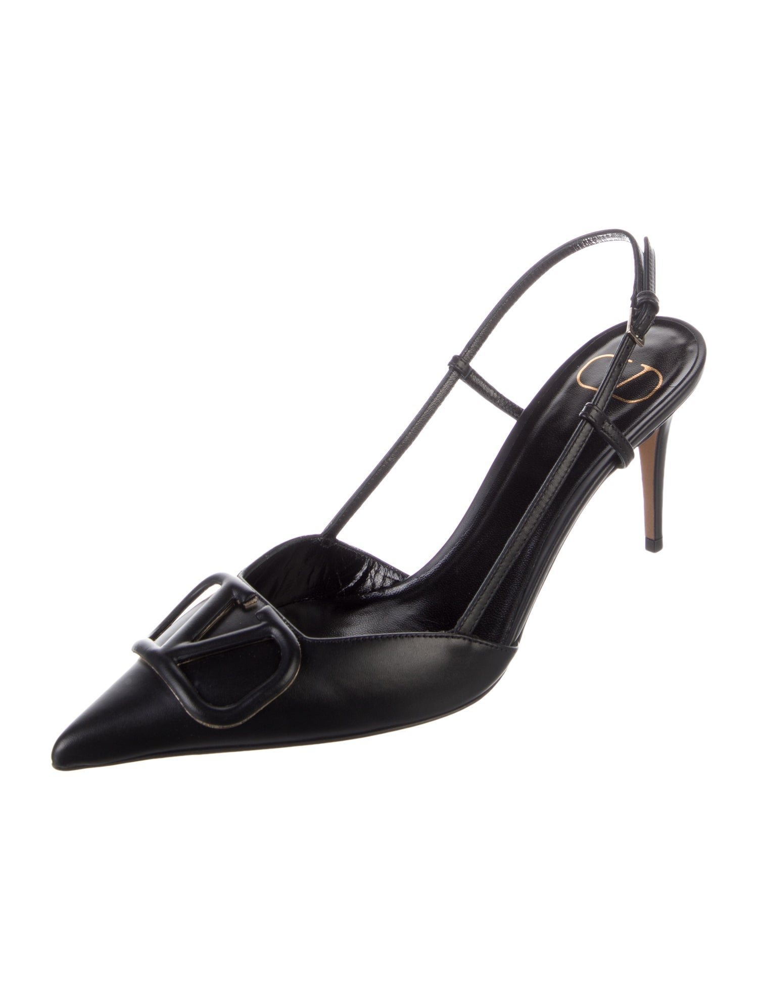 Valentino Leather Slingback Pumps