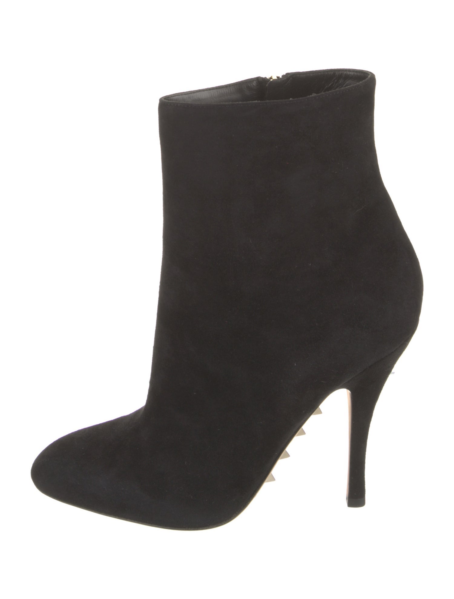 Valentino Suede Studded Accents Boots