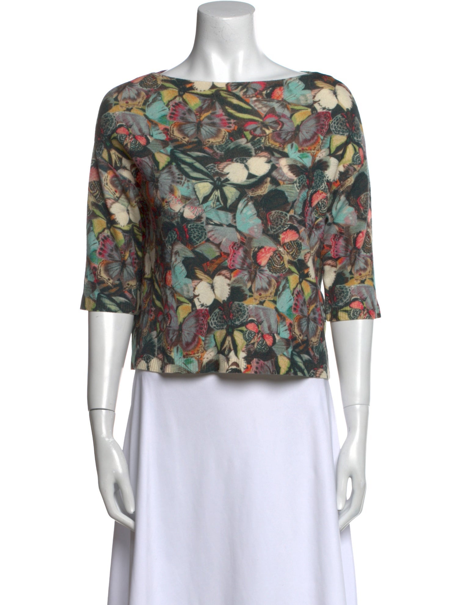 Valentino Cashmere Printed Sweater