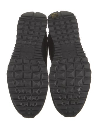 Valentino Canvas Printed Sneakers