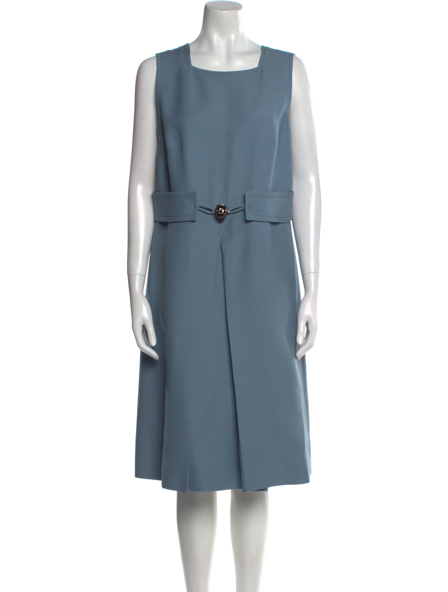 Valentino Virgin Wool Midi Length Dress