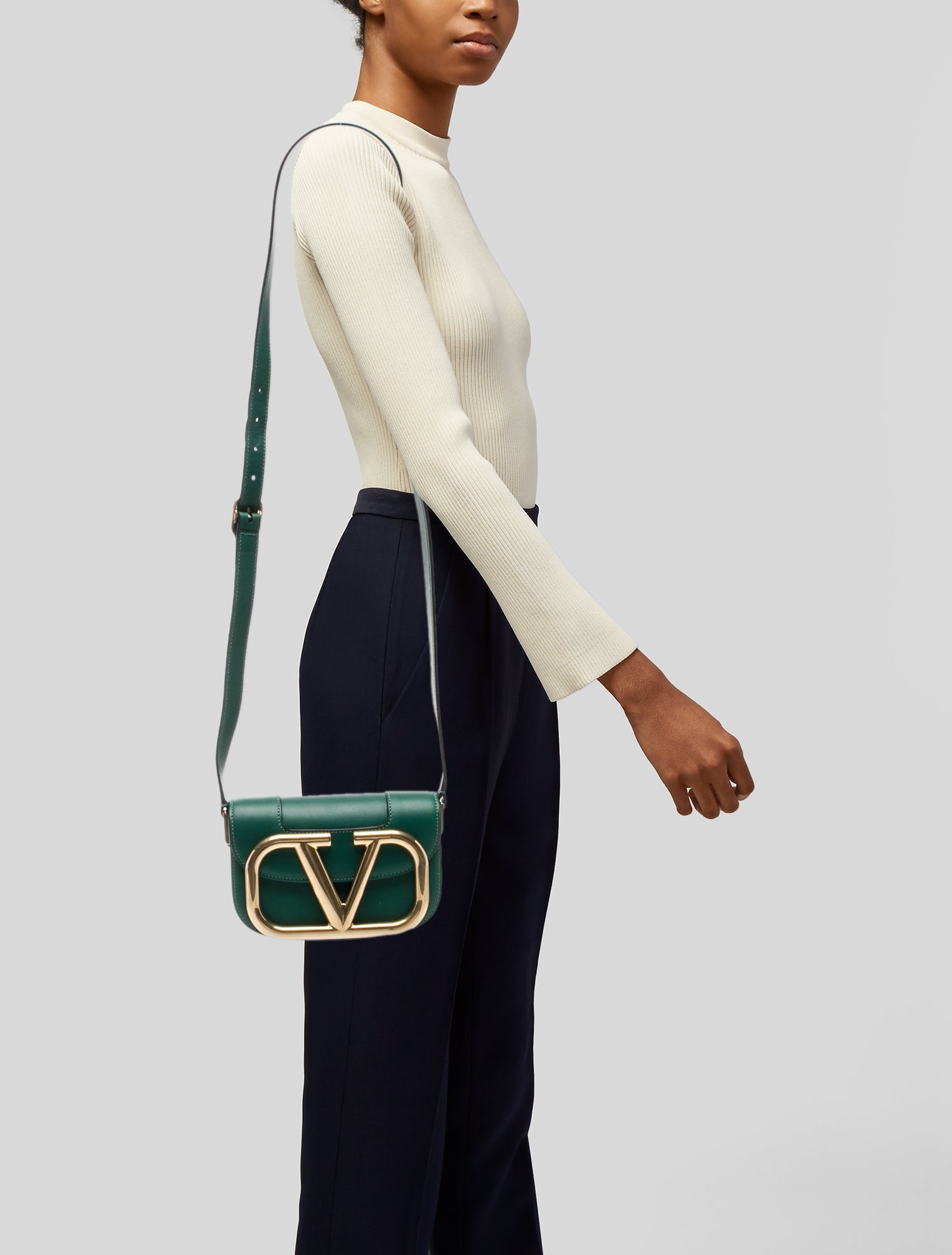 Valentino Leather Crossbody Bag
