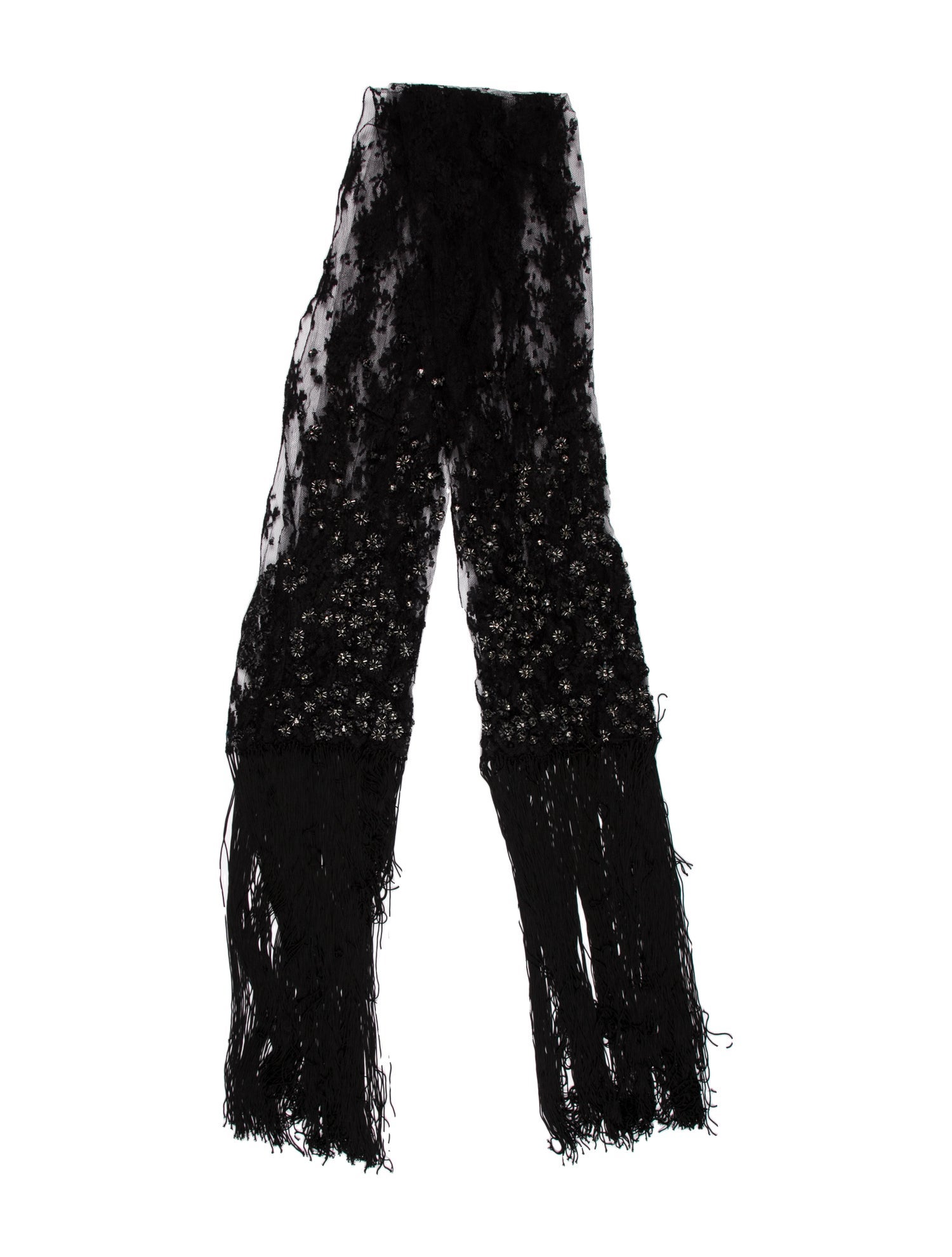 Valentino Vintage Lace Pattern Scarf