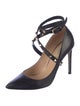 Valentino Rockstud Accents Leather Pumps