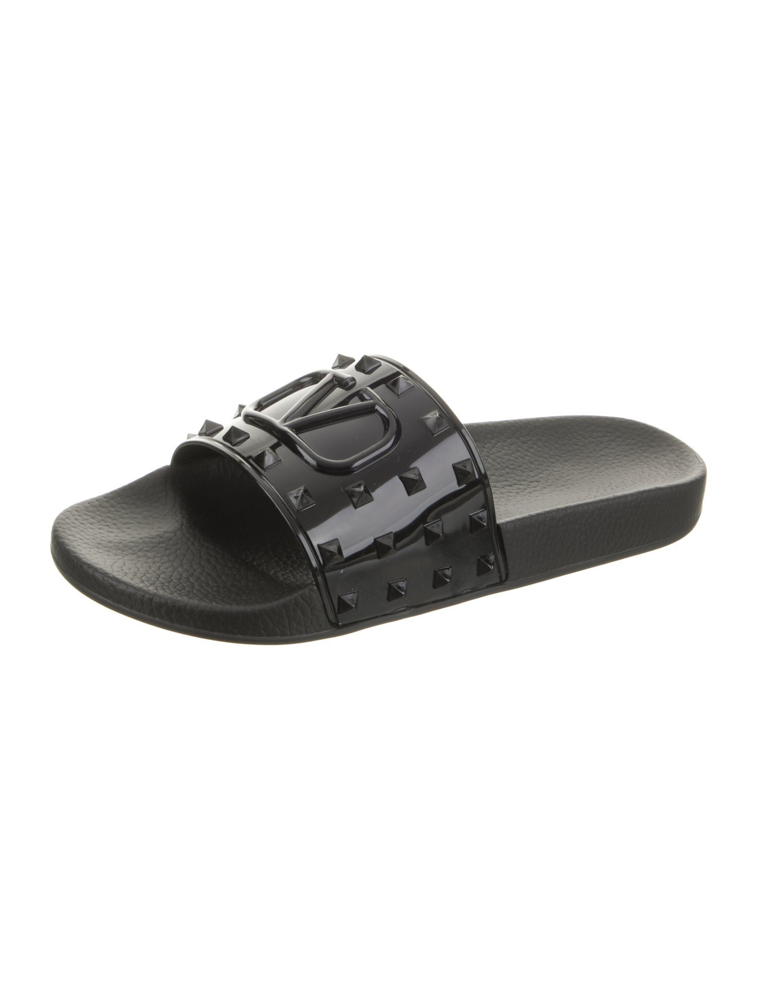 Valentino Rubber Printed Slides