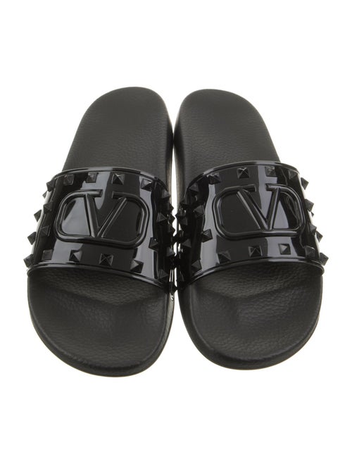 Valentino Rubber Printed Slides