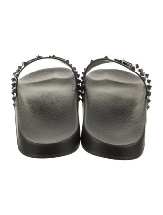 Valentino Rubber Printed Slides