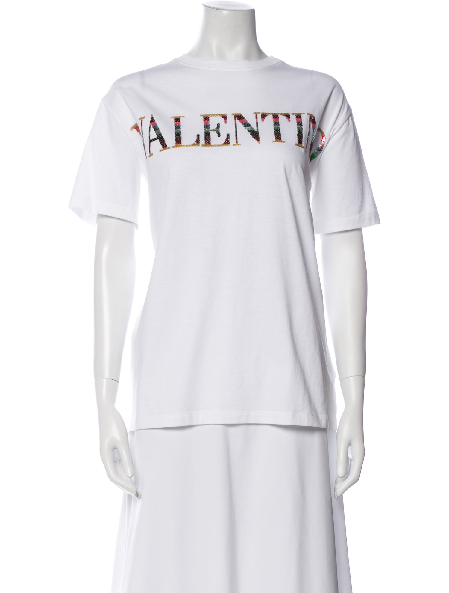 Valentino Graphic Print Crew Neck T-Shirt