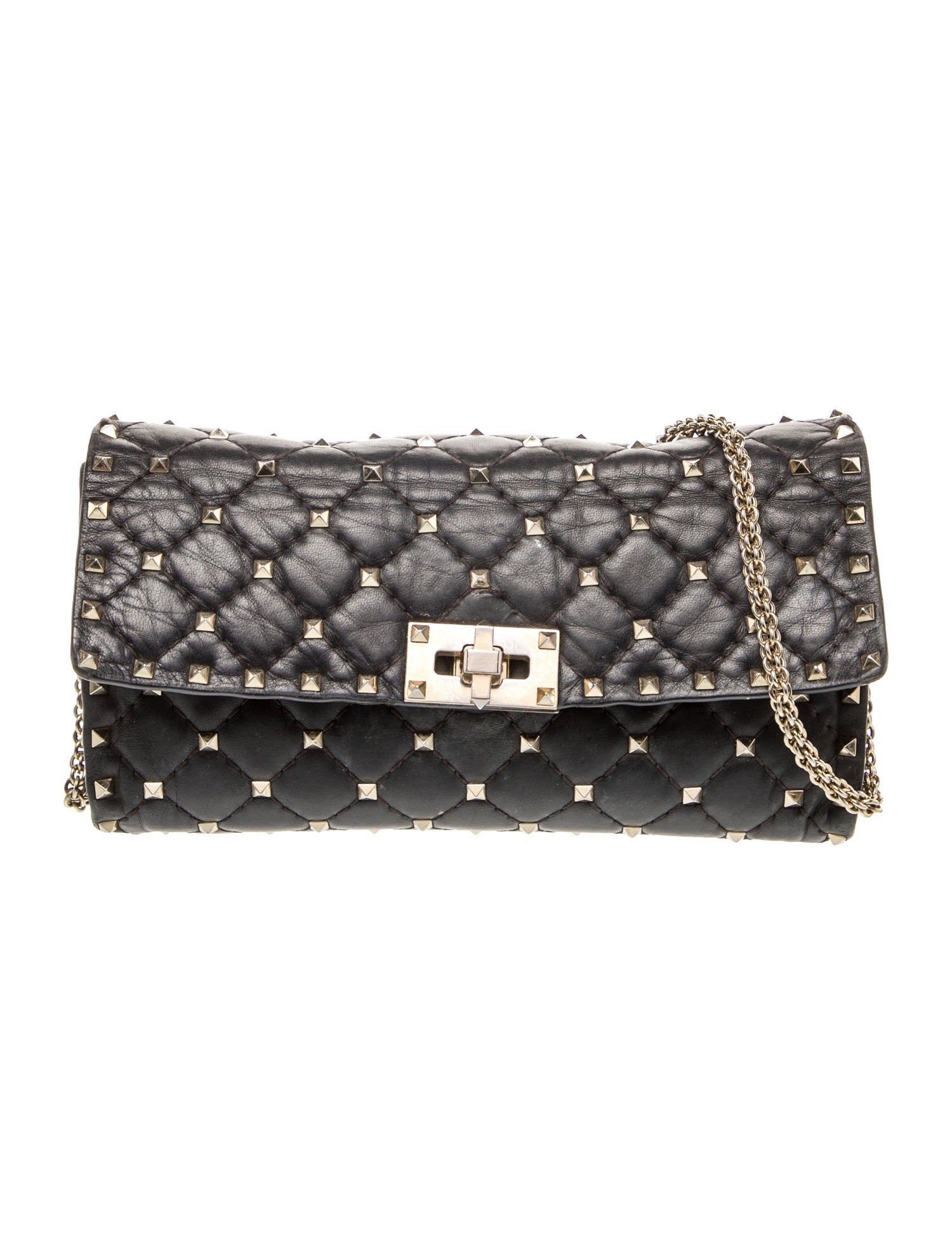 Valentino Rockstud Rockstud Wallet on a Chain