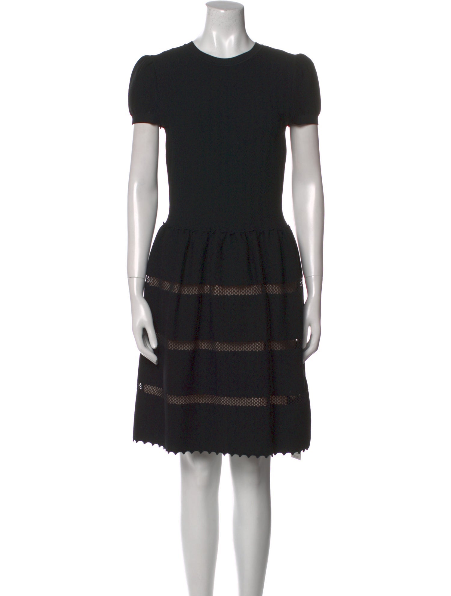 Valentino Crew Neck Mini Dress