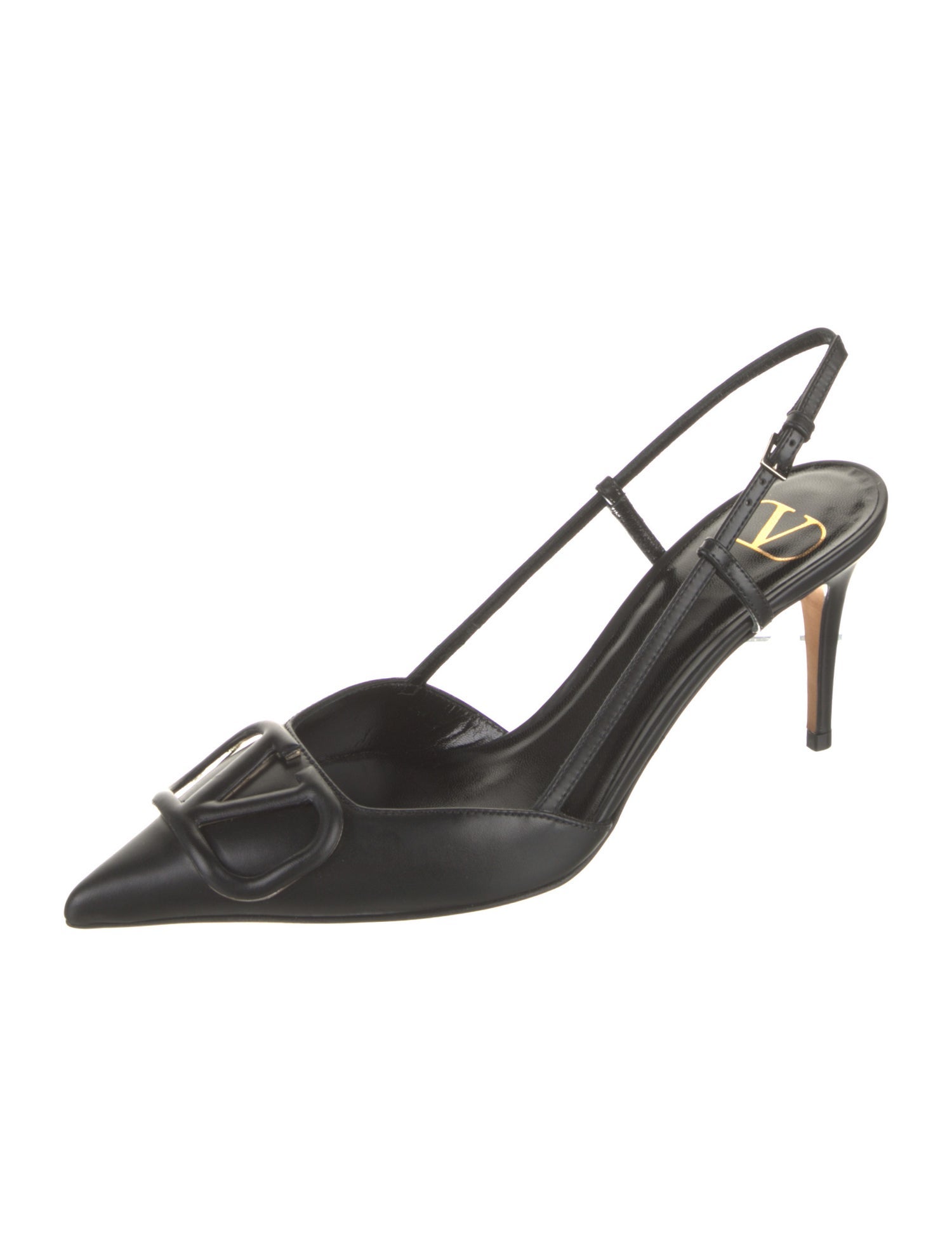 Valentino Leather Slingback Pumps
