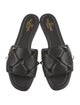 Valentino Leather Slides