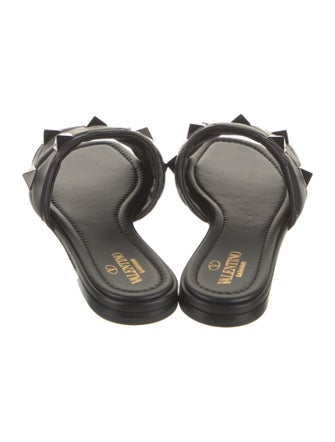 Valentino Leather Slides