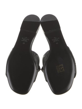 Valentino Leather Slides