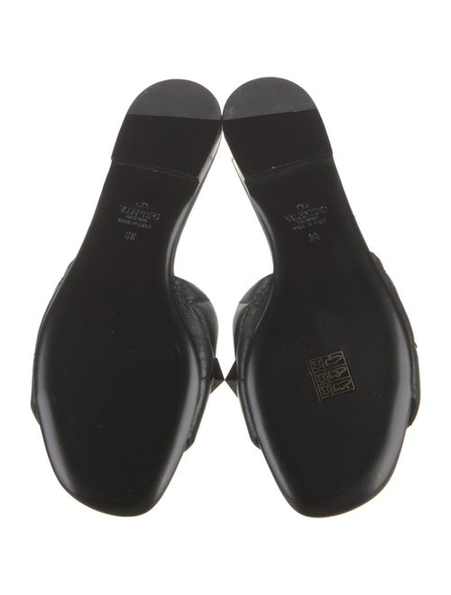 Valentino Leather Slides