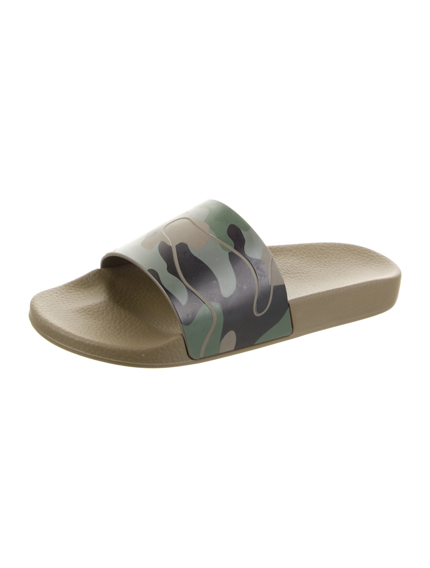 Valentino Rubber Printed Slides