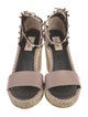 Valentino Leather Espadrilles
