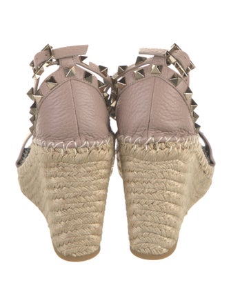 Valentino Leather Espadrilles