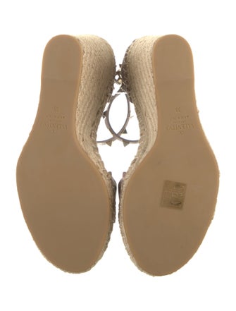 Valentino Leather Espadrilles