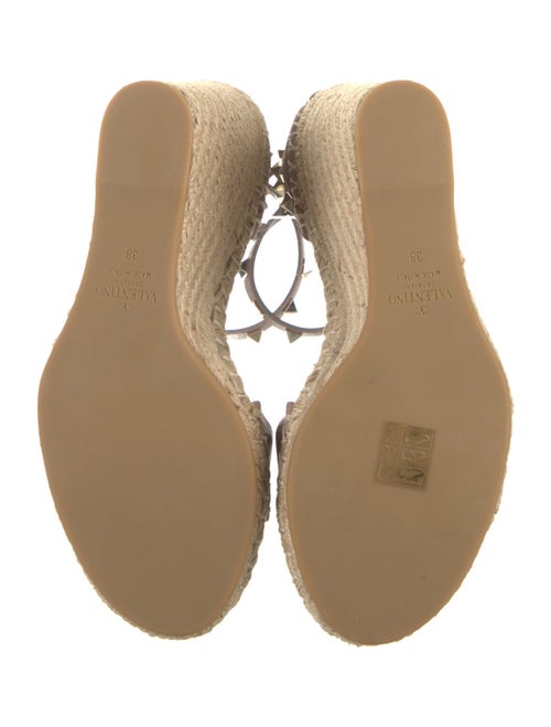 Valentino Leather Espadrilles