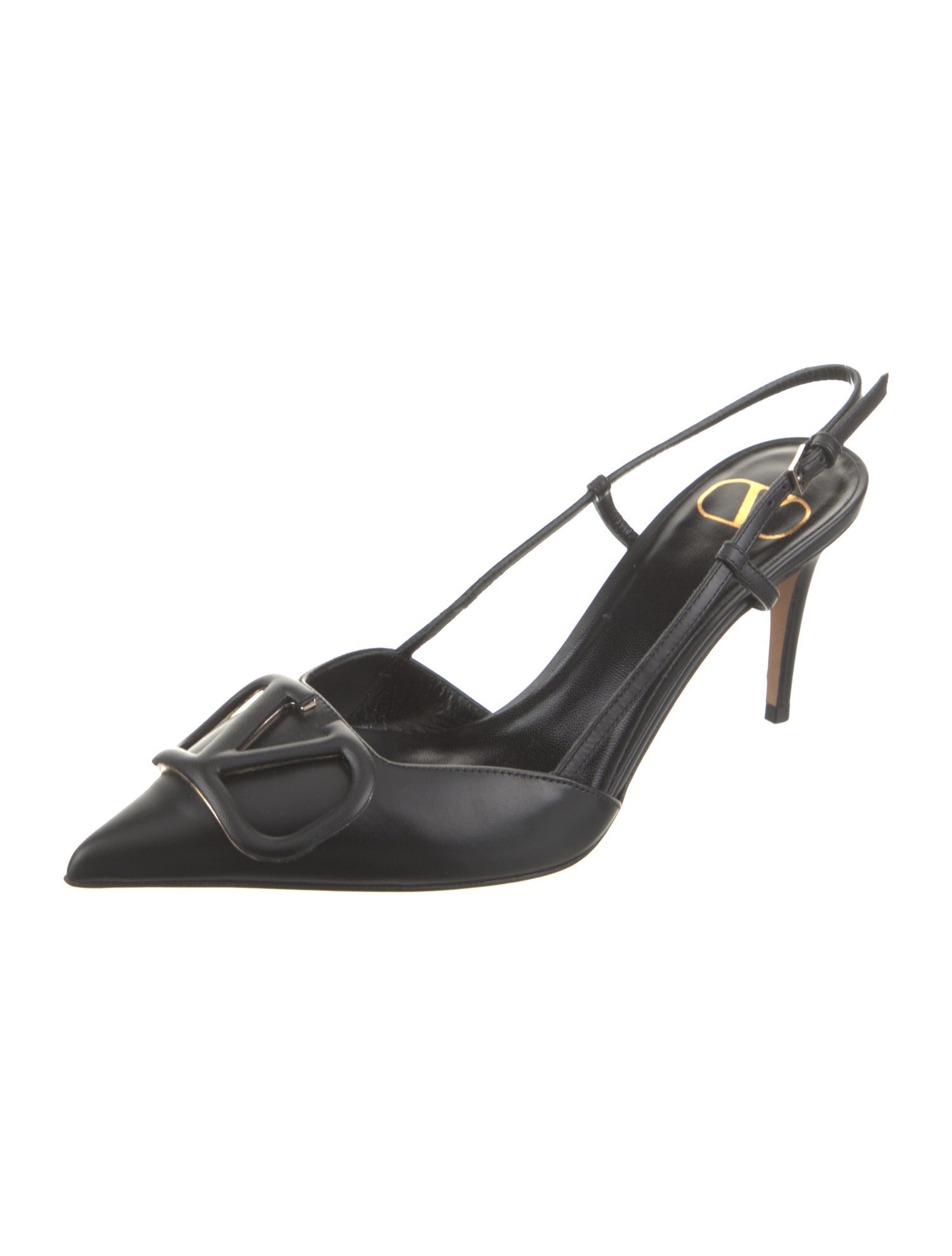 Valentino Leather Slingback Pumps
