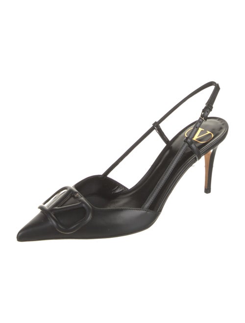 Valentino Leather Slingback Pumps