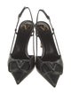 Valentino Leather Slingback Pumps