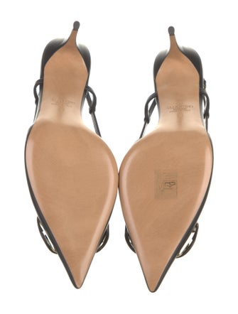 Valentino Leather Slingback Pumps