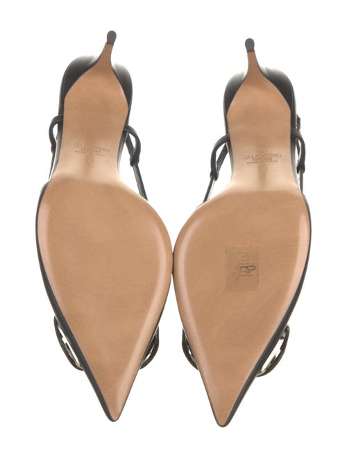 Valentino Leather Slingback Pumps