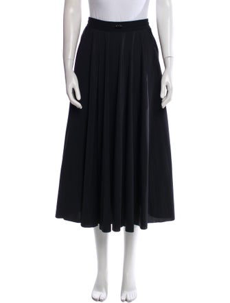 Valentino Ruffle Embellishment Midi Length Skirt