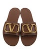Valentino Leather Slides