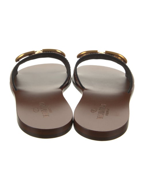 Valentino Leather Slides